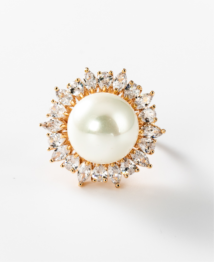 Sonnenblumen | Ring, 24 Karat vergoldet #BIGAG016