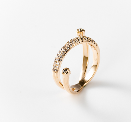 Funny | Ring, 24 Karat vergoldet #BIGAG059