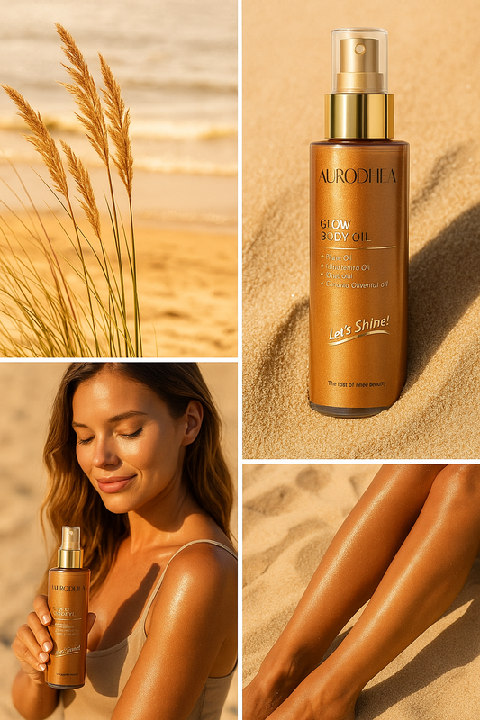 GLOW BODY OIL – pflegendes Highlighter-Öl mit seidigem Schimmereffekt #U20