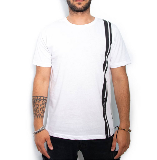 COTTON-RICH BASIC T-SHIRT, WEISS – MINIMAL #COT0012-1