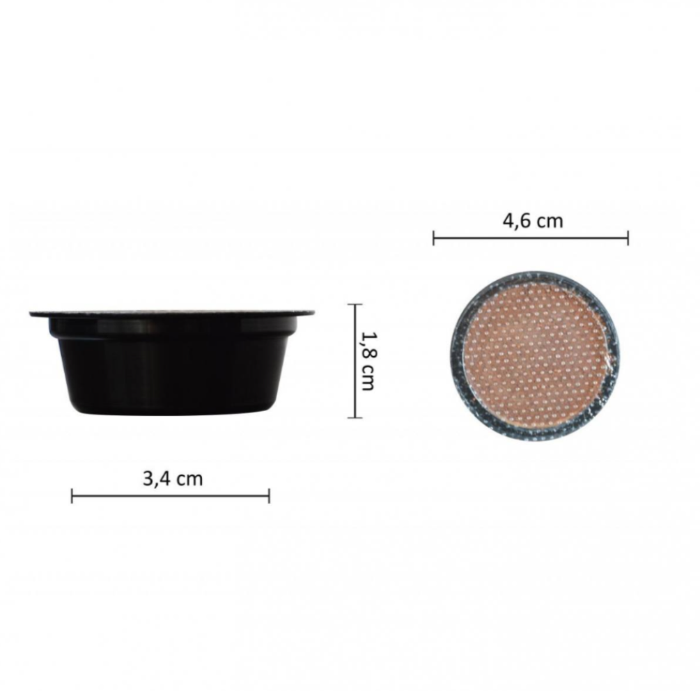 Kaffee/ LAVAZZA A MODO MIO KOMPATIBLE KAFFEEKAPSELN – ENTKOFFEINIERT, 100 STK. 100 PEZZI <COD.: LIT0037>