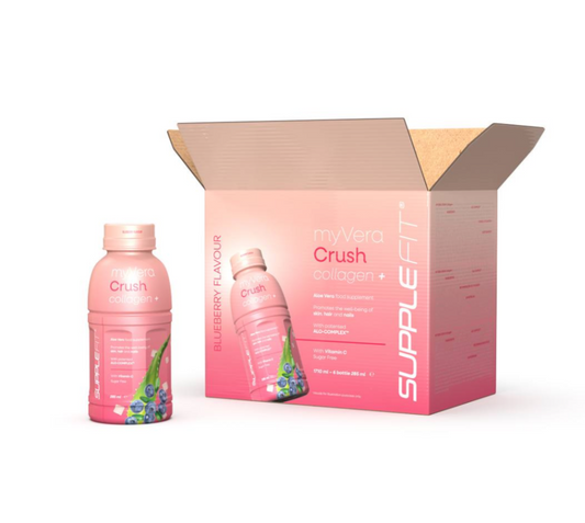 MYVERA CRUSH COLLAGEN + | NAHRUNGSERGÄNZUNGSMITTEL IN EINZELFLASCHEN À 285ml