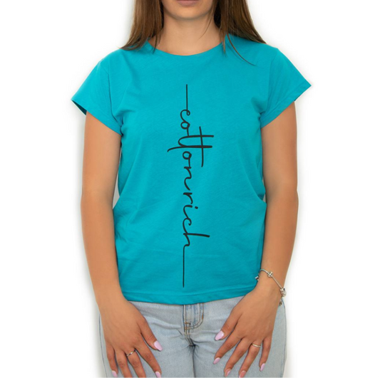 COTTON-RICH BASIC T-SHIRT, SMARAGDGRÜN – CLASSIC #COT0007-4