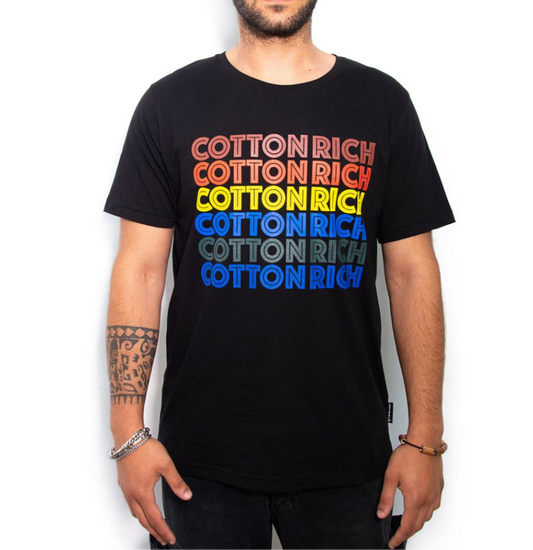 COTTON-RICH BASIC T-SHIRT, SCHWARZ – UNCONVENTIONAL #COT0008-2