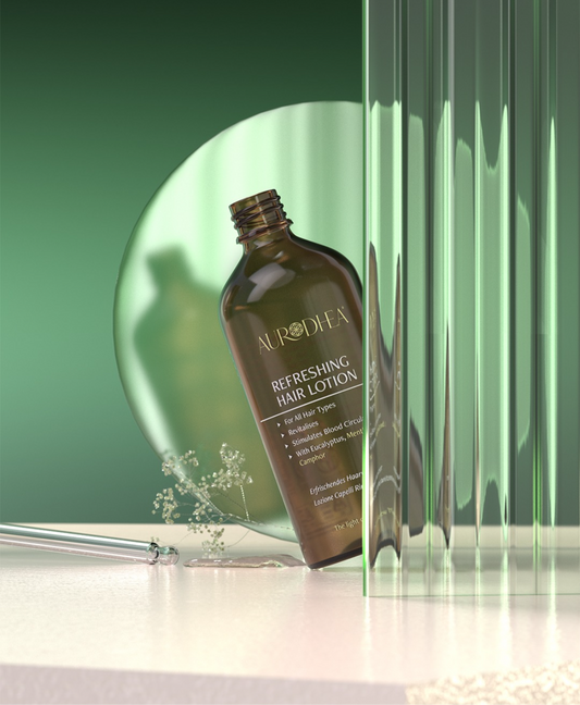 Erfrischendes Haarwasser mit Menthol & Kampfer 
Angereichert mit ätherischem Eukalyptusöl #FA03B