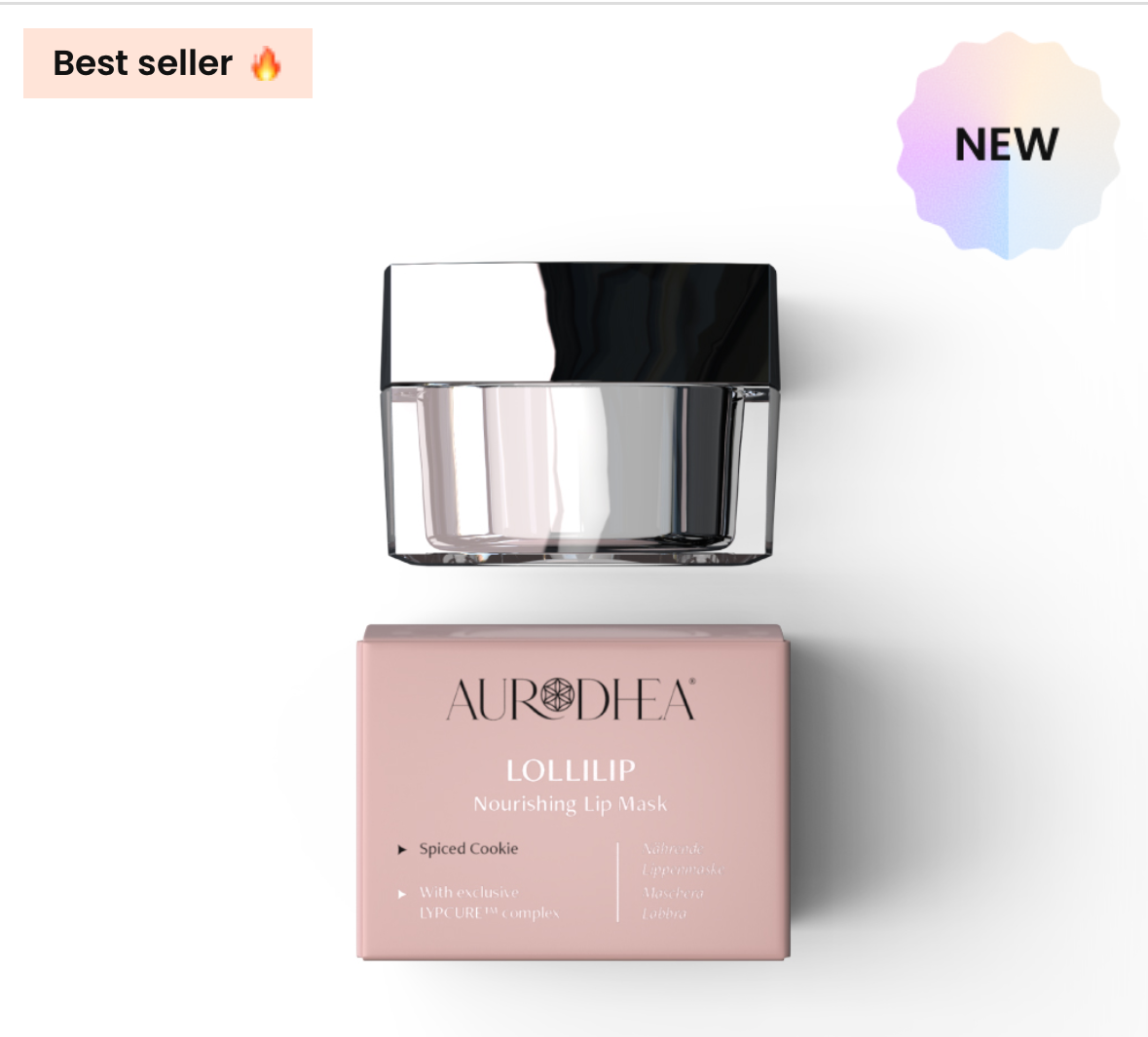LOLLILIP Spiced Cookie – Nährende Lippenmaske
15 ml | Mit dem exklusiven Komplex LYPCURE™#LC001