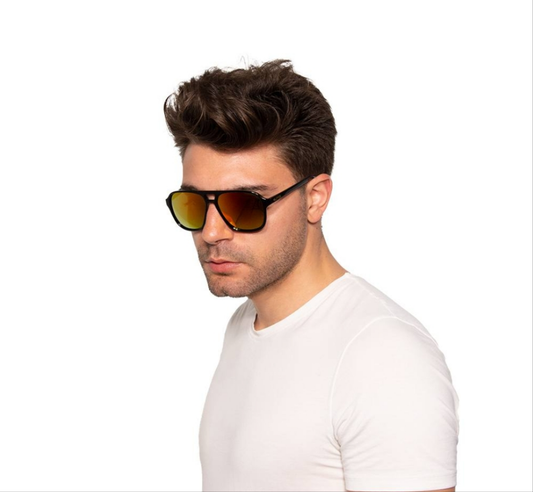 Sonnenbrille „Lebowski“ – Shiny Black  #KL0034