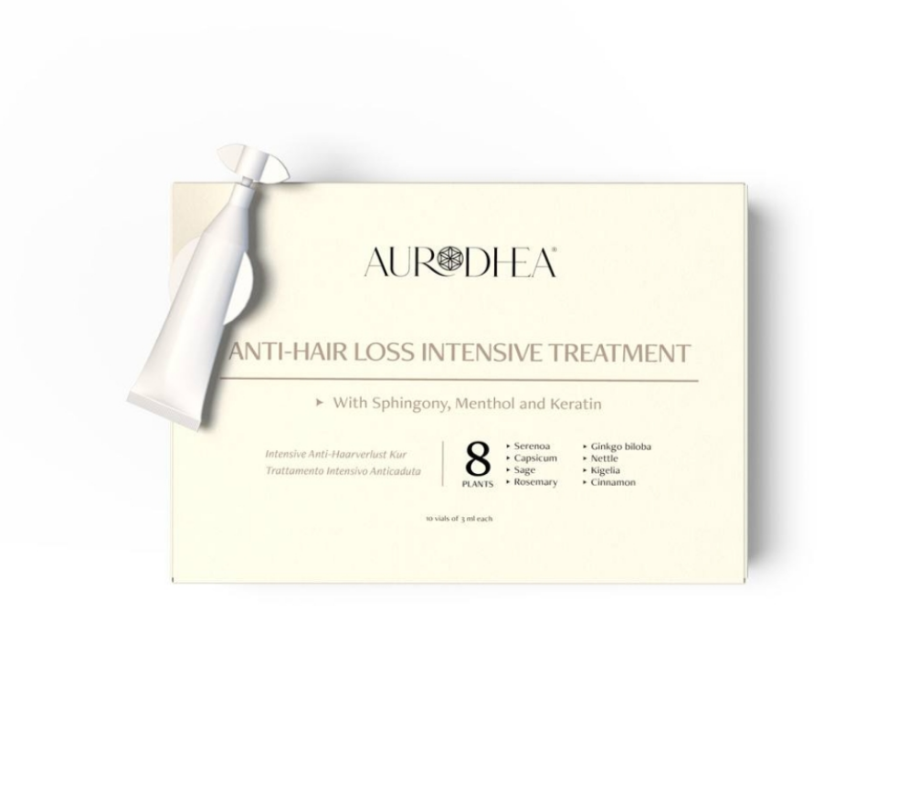 INTENSIVE ANTI-HAARVERLUST KUR
Angereichert mit Sphingony, Menthol & Keratin – 10 Ampullen zu je 3 ml #FA01B
