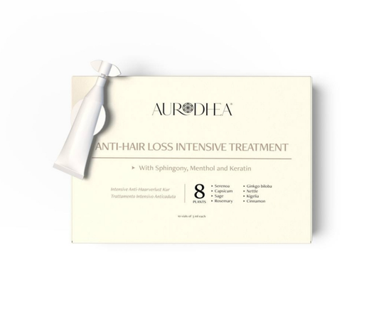 INTENSIVE ANTI-HAARVERLUST KUR
Angereichert mit Sphingony, Menthol & Keratin – 10 Ampullen zu je 3 ml #FA01B