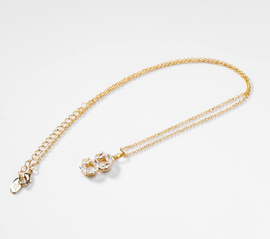 Kreise aus glänzenden Ovalen | Set, 24 Karat Vergoldet  #BIGCM039