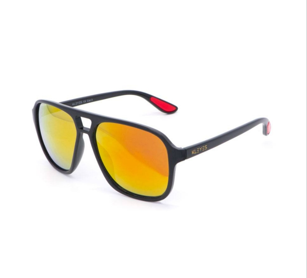 Sonnenbrille „Lebowski“ – Shiny Black  #KL0034