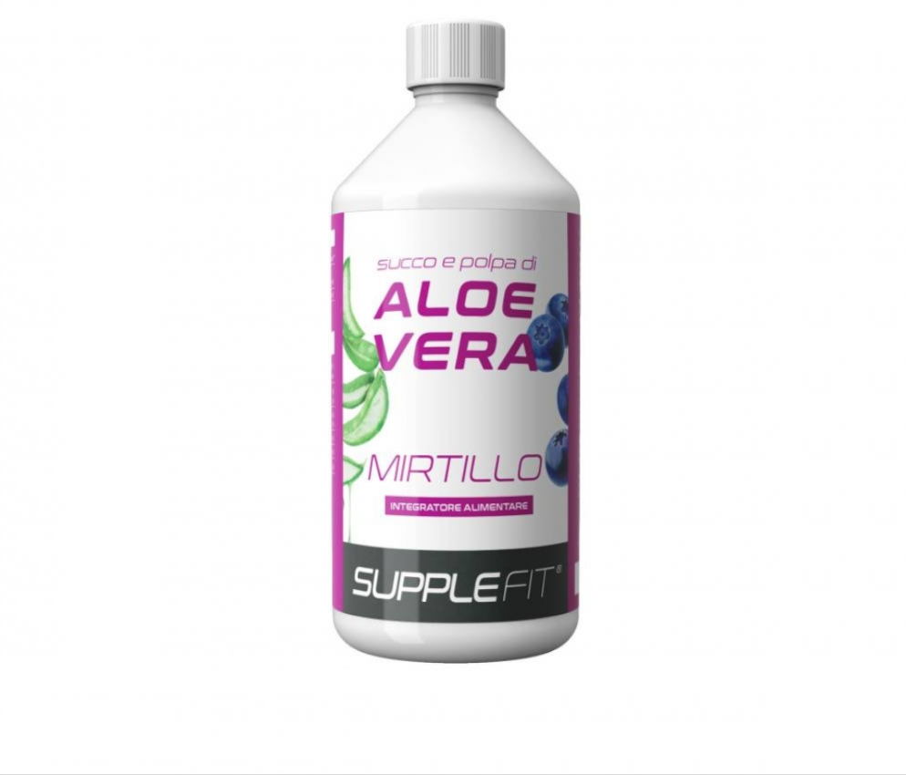 Saft und Fruchtfleisch der ALOE VERA mit Heidelbeerensaft  #INTB010