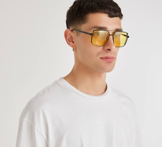SONNENBRILLE 'MESSINA' – YELLOW  #KL0161