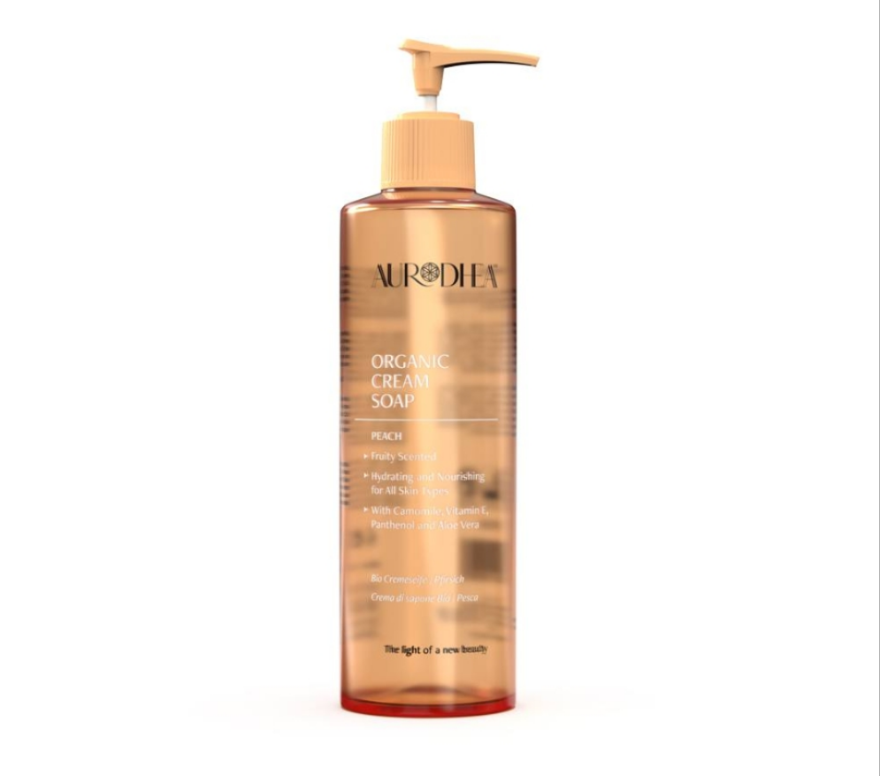 Cremeseife – Pfirsich 
Angereichert mit Kamille, Vitamin E, Panthenol & Aloe Vera #SP05B  #RSP05B