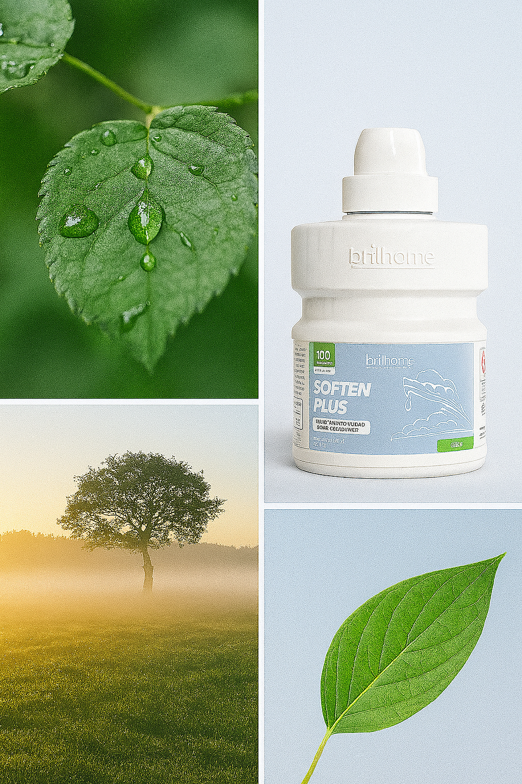 Soften Plus „Morgentau“ – Konzentrierter Flüssiger Weichspüler (VEGAN) #BH0014