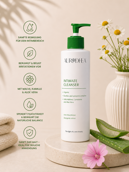 Bio-Intim-Waschlotion mit Aloe Vera, Malve & Kamille #SP03