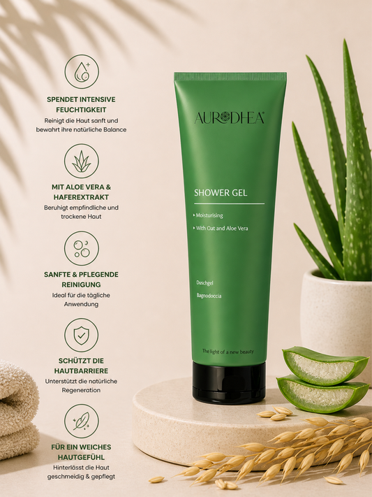 Duschgel mit Aloe Vera
| Angereichert mit Haferextrakt