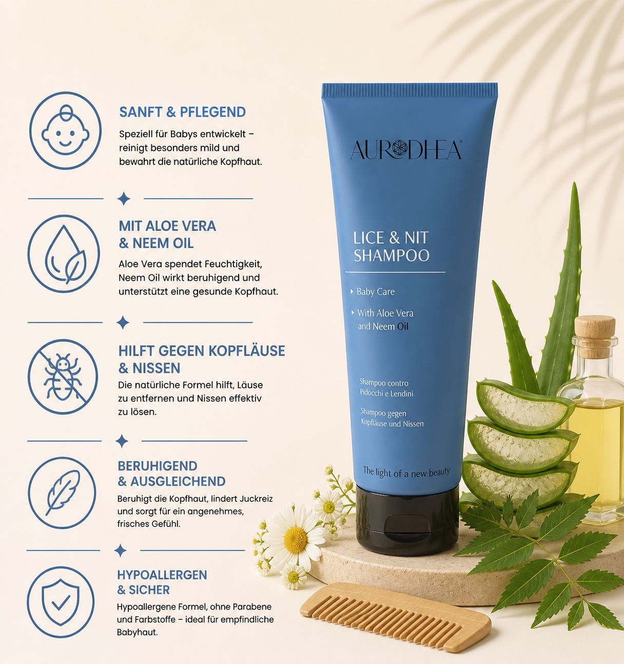 Bio-Shampoo gegen Kopfläuse und Nissen  #SHPDB