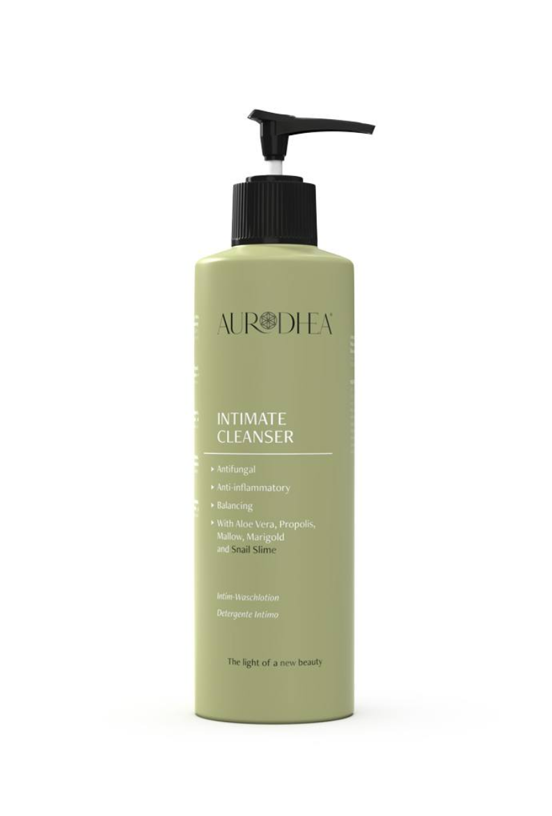 Intim-Waschlotion mit Schneckenschleim
Angereichert mit Aloe Vera, Propolis, Malve & Ringelblume #BV08B
