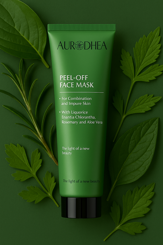 Peel-Off-Maske mit Aloe Vera – Für unreine Haut & Mischhaut 
Angereichert mit Süßholz, Enantia Chlorantha & Rosmarin #AL11B