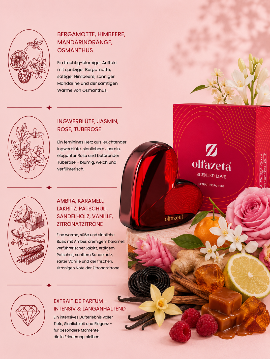 LOVE24 Scented Love – Extrait de Parfum for Her