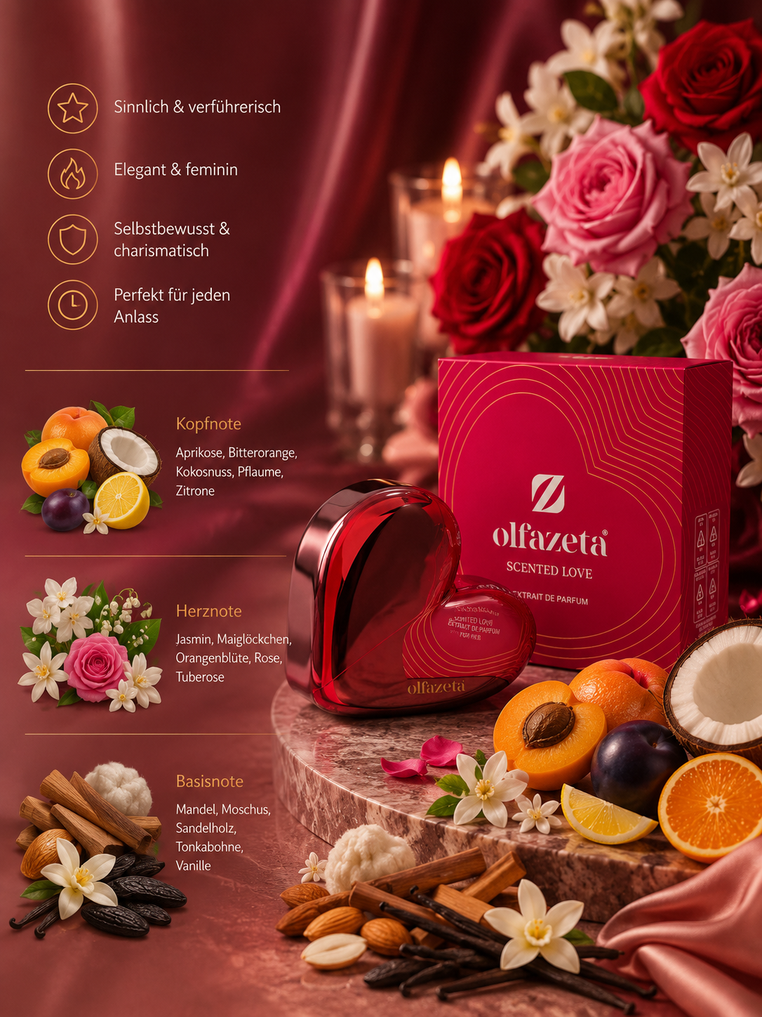 LOVE25 Scented Love – Extrait de Parfum for Her