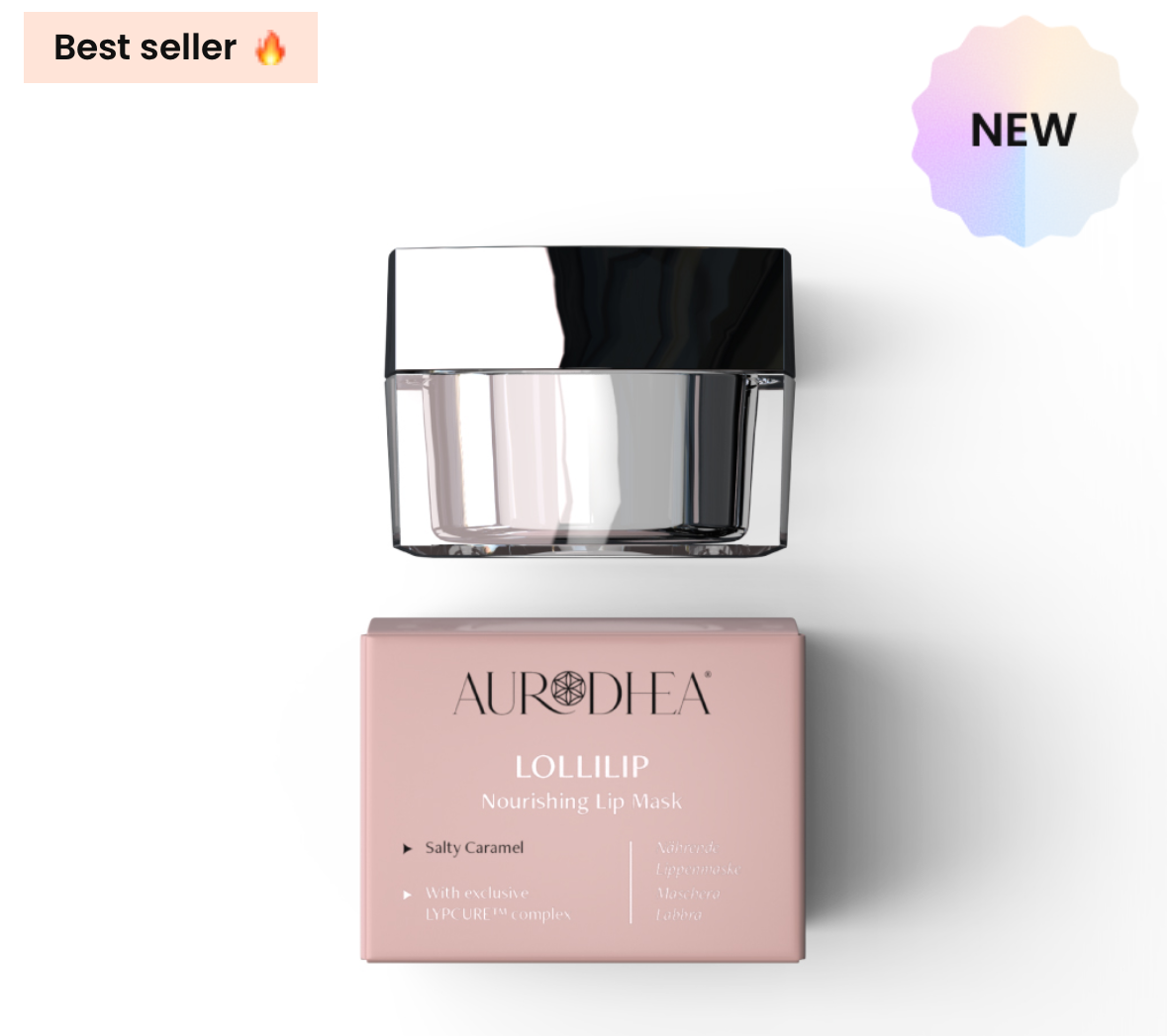 LOLLILIP Salty Caramel – Nährende Lippenmaske
15 ml | Mit dem exklusiven Komplex LYPCURE™ #LC002