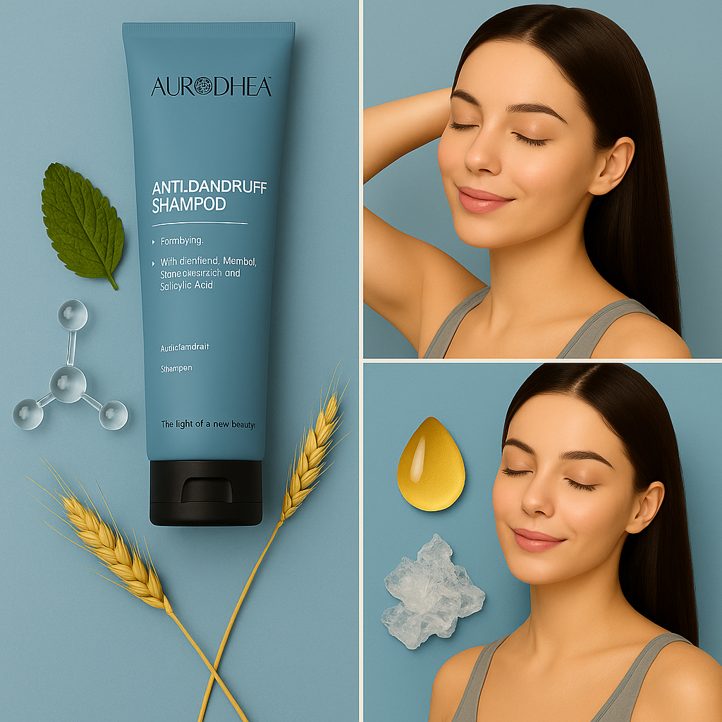 Anti-Schuppen-Shampoo mit Salicylsäure 
Angereichert mit Panthenol & Weizenprotein #AS02B