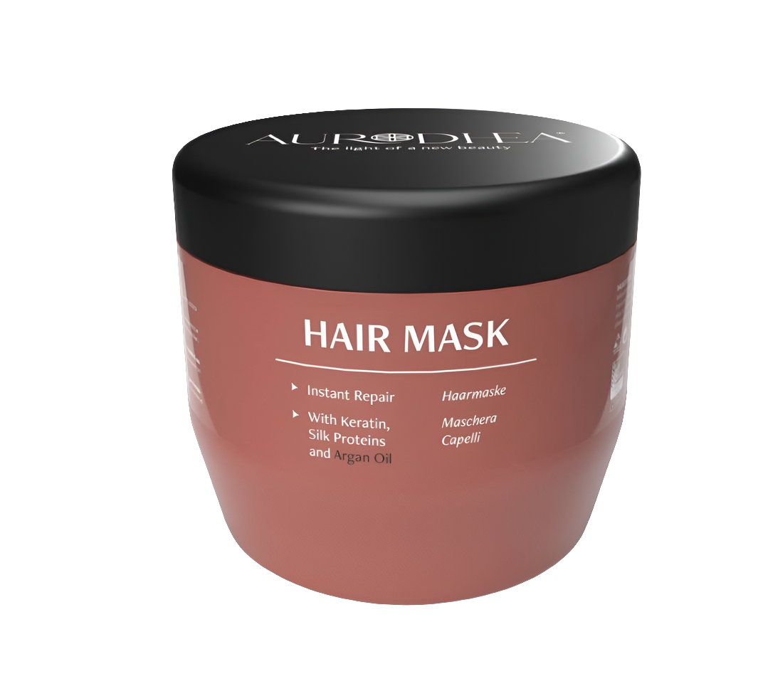 Entwirrende(500ml)/ Nährende(150ml) Haarmaske mit Arganöl 
Angereichert mit Keratin & Seidenprotein #CAP24B #CAP01B #AR16B
