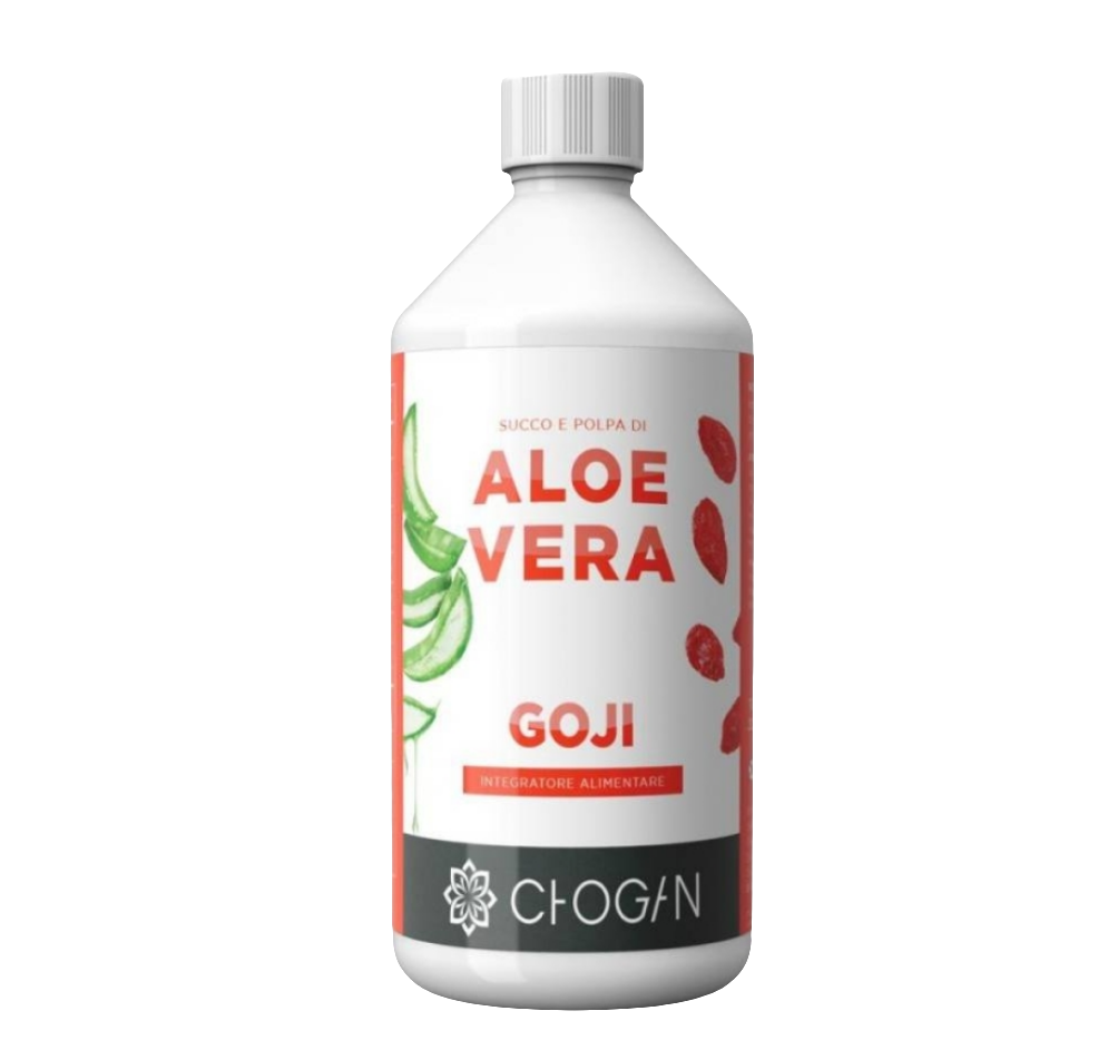 Saft und Fruchtfleisch der Aloe Vera mit Goji (Nahrungsergänzungsmittel) – 1 L <cod:INT03>